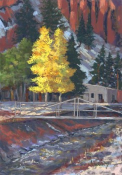 Footbridge to Fall, Jan Thompson