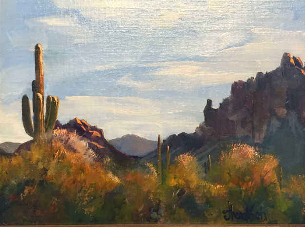 Ironwood Evening, by painter Jan Thompson Ironwood Evening, by painter Jan Thompson