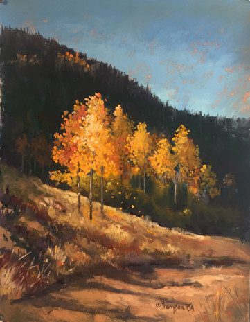 Willow Creek Autumn, by painter Jan Thompson Willow Creek Autumn, by painter Jan Thompson