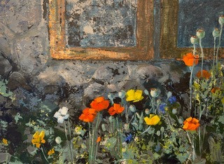 Nancy's Garden, print of painting by Jan Thompson Nancy's Garden, print of painting by Jan Thompson