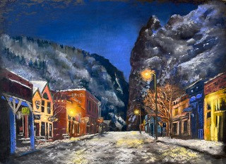 Creede , print of painting by Jan Thompson Creede , print of painting by Jan Thompson