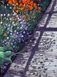 Shadow Path, print of painting by Jan Thompson